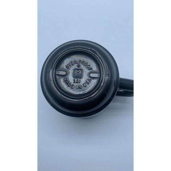 ANCHOR HOCKING Fire King Pisces Mug Angel Fish Zodiac Coffee Cup February March - Picture 3 of 4